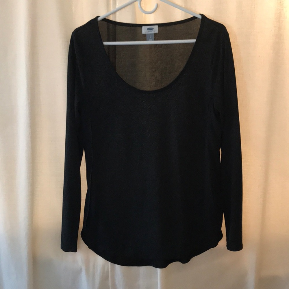 Old Navy S charcoal grey long sleeve shirt